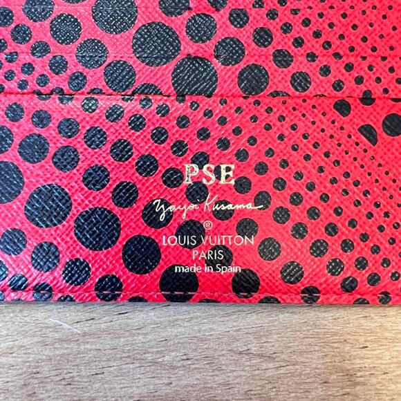 Louis Vuitton Monogram Kusama Waves Insolite Wallet Red - Limited Edition - Picture 9 of 10